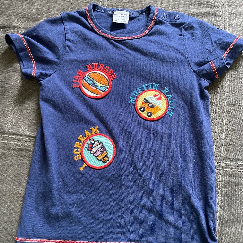 Like New Polarn O. Pyret Boys size 18-24 month/98 Embroidered